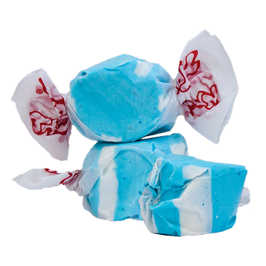 Blueberry Taffy - Taffy Town blueberry salt water taffy candy with vibrant blue and white swirls